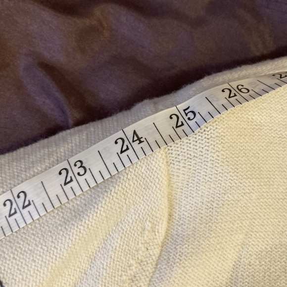 Cozy Cowl Neck Striped Navy & Cream Sweater - Picture 6 of 12